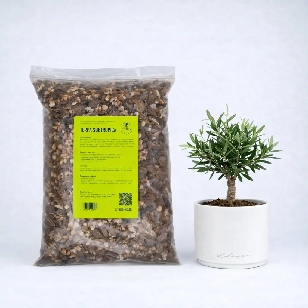 грунт для растений hml ec exotic terra subtropica — субстрат для субтропических плодовых с высокой аэрацией
