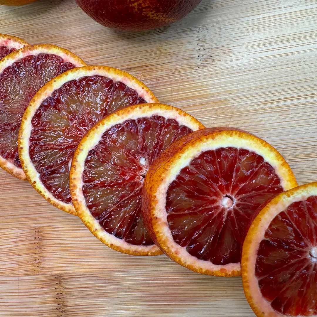 Апельсин Сангвинелло / Orange Sanguinello — цитрусовое растение, детальное фото
